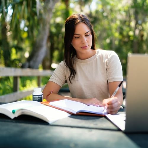 Miniatura 6 de Suplemento natural de apoyo cerebral - Memoria, enfoque, estrés, relajación - Ashwagandha, L-teanina, astaxantina, rodiola, PQQ - 60 cápsulas de