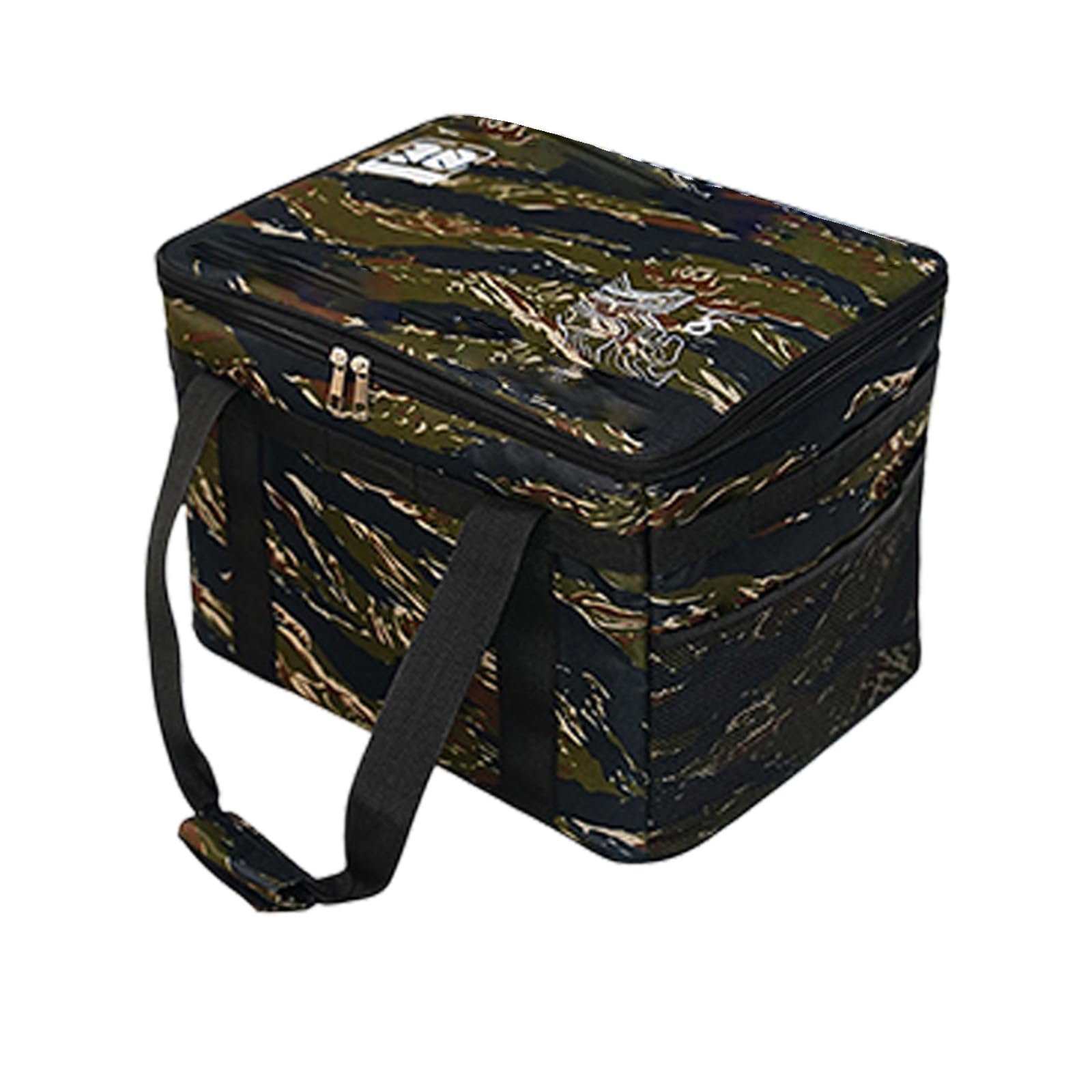 Ekoama Sturdy 600D Fabric Outdoor Storage Bag With Multiple Pockets For Camping Hiking Travel And Home Organization