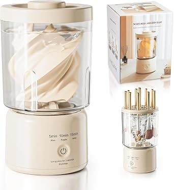 Portable Mini Washing Machine, Underwear Washing Machine Small Clothes Washer Makeup Brush Cleaner Cream
