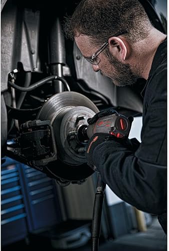 Miniatura 153 de Ingersoll Rand 2235TIMAX-O Llave de impacto neumática de 1/2 pulgada, torque de 1350 ft-lb, caja de martillo de titanio, retenedor de anillo