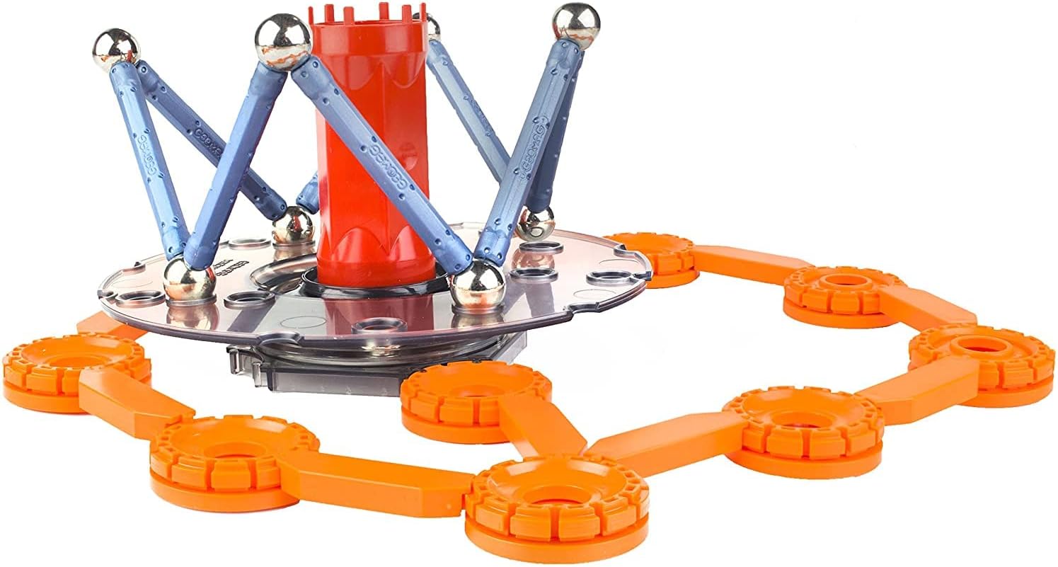 Geomag 722- Mechanics Multicolour, Educational And Creative Game For Kids, Magnetic Constructions, 146 Pieces