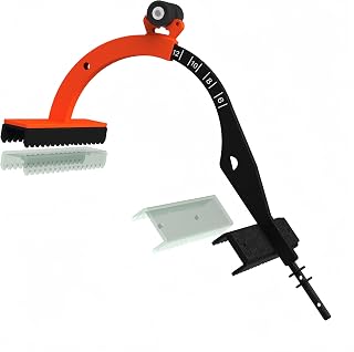 Heavy-Duty Roof Safety Anchor, 5000 lb Capacity Roof Hook for First Man Up & Last Man Down, Fall Protection for Roofers, Fits 6/12 to 12/12 Steep Slope Roofs (Black)