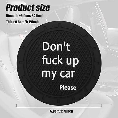 Miniatura 2 de 4 posavasos para automóvil, portavasos antideslizantes universales integrados, portavasos de PVC, regalo decorativo de truco, accesorios interiores,