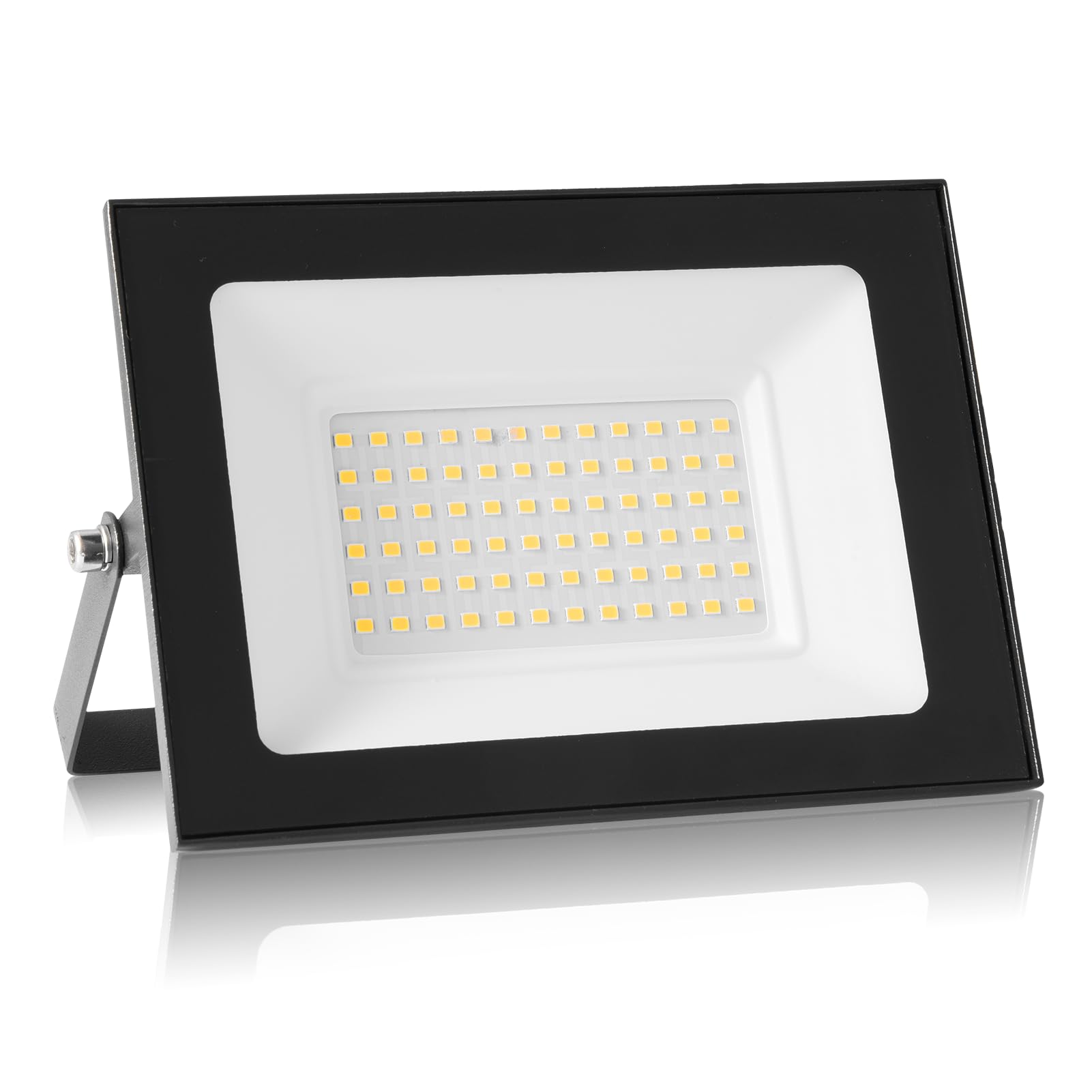 papasbox 50W Led Floodlight Outdoor, 5000LM LED Security Lights,3000K Cool White Incandescent Lamp Equivalent,Waterproof IP66 Wall Light Outdoor Lights for Garage Patio Backyard Front Yard Garden