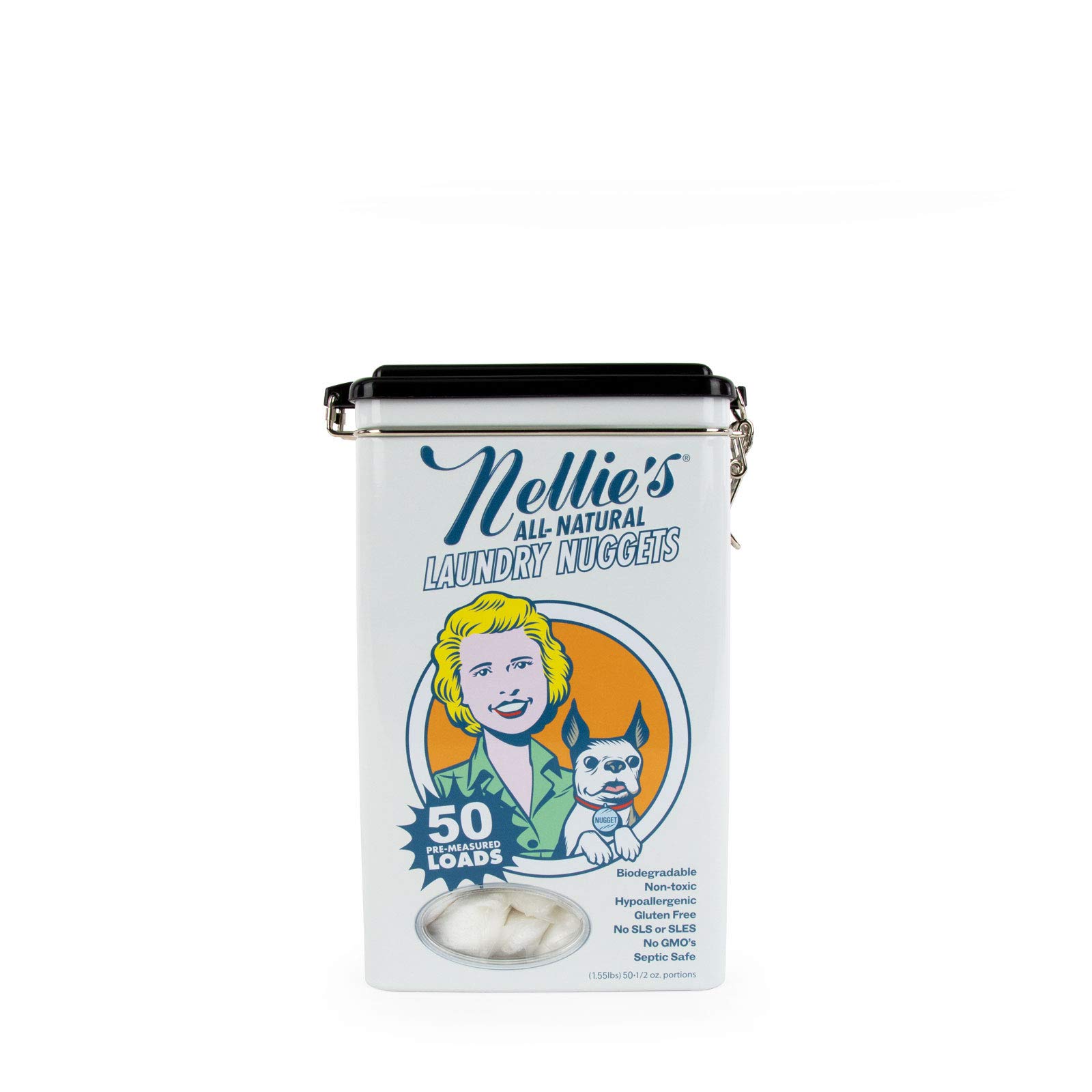 Nellie'sCollector Laundry Nugget Tin (50)