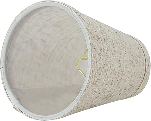 Miniatura 4 de Aspen Creative 32658-2B - Juego de lámparas de araña con clip con forma de imperio pequeño (paquete de 2), diseño de transición en beige, 4 pulgadas