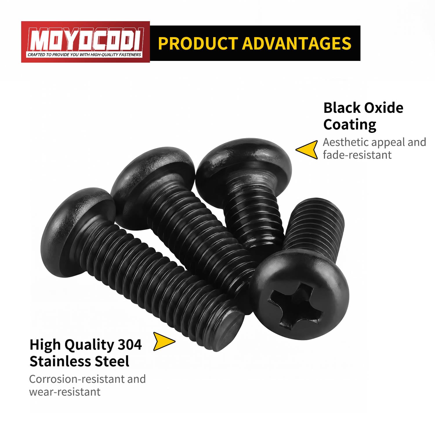 Black Oxide Stainless Steel Machine Screws - Buy Now -2 Black Oxide Stainless Steel Machine Screws - Buy Now -2
