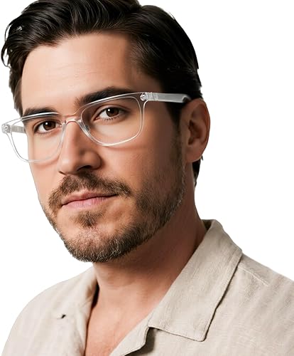 Miniatura 7 de OCCI CHIARI Gafas de lectura para hombre, con increíble comodidad, ultraligeras y marco completo