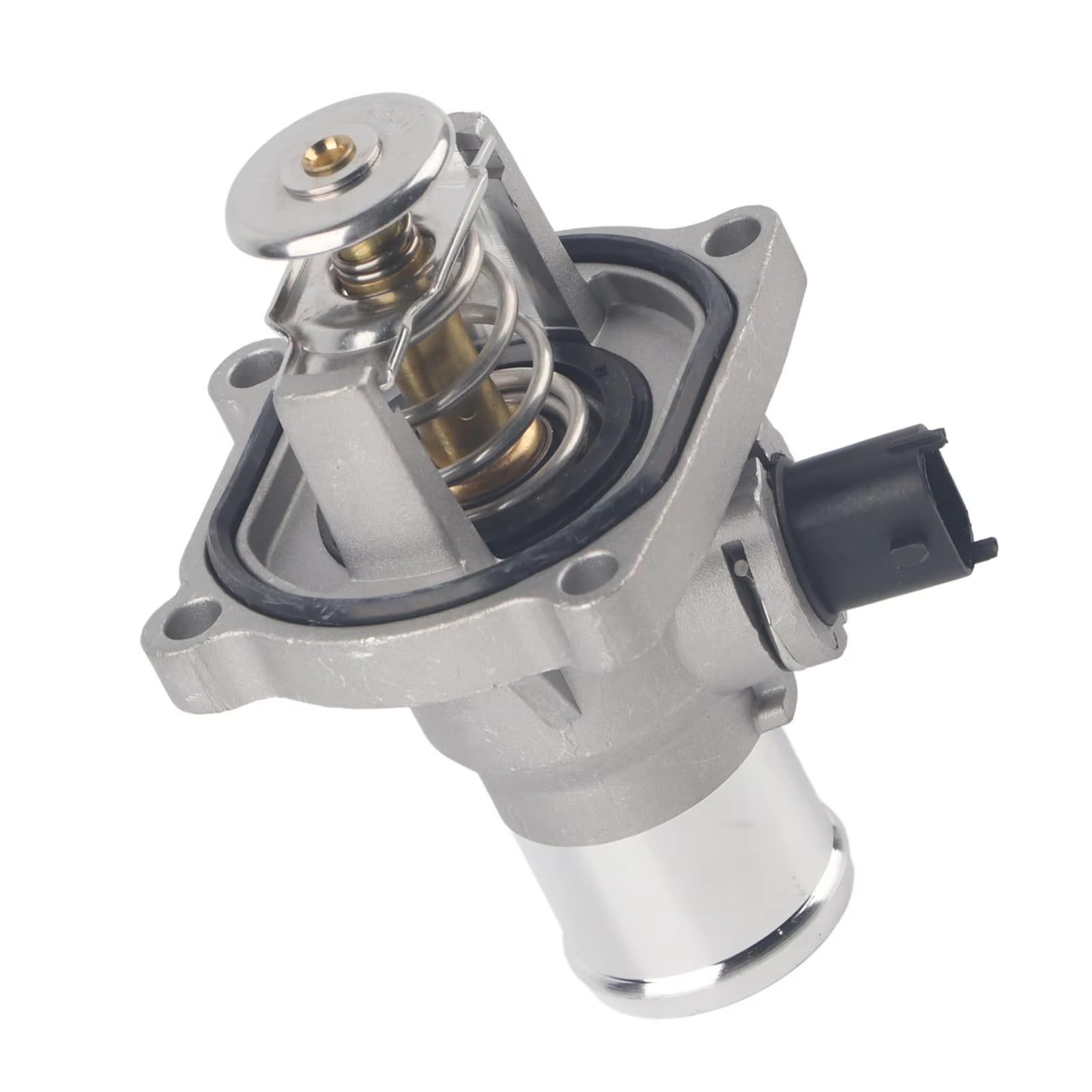 Motorkühlmittelthermostat Mit Gehäuse 96984104, Kompatibel Mit Chevrolet Für Aveo 2009–2014 Für Cruze 2011–2015 Für Sonic 2012–2017 Thermostat Kühlmittel
