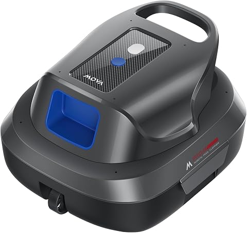 MOVA Diver R10, Pulitore per Piscine senza Filo Leggero, Potenza di Aspirazione 5.700 LPH, Autonomia 120 min, Avvio a un Tocco e Parcheggio Automatico, Ideale per Piscine fuori Terra di 80 m²