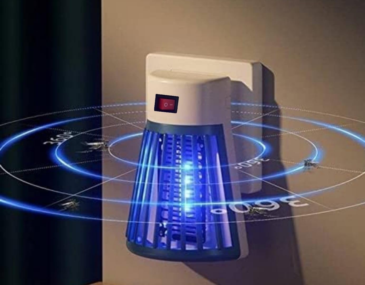 Plug-in Mosquito Killer Lamp with UV Light | Electric Insect & Bug Zapper Machine for Home | Night Light Mosquito Trap | मच्छर मारने वाला इलेक्ट्रिक लैंप | कीट नाशक मशीन घर के लिए-image-39