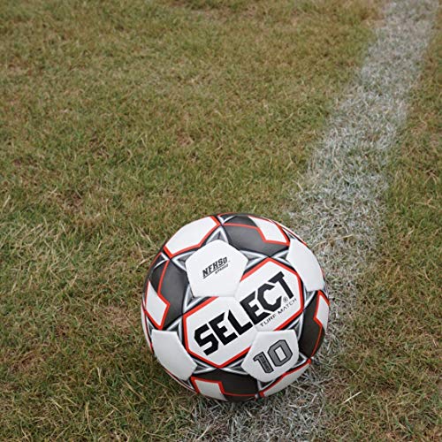Select Numero 10 Turf Match Soccer Ball, White/Black/Red, Size 5 #TOP1