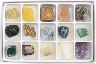 Excellerations Scientific Exploration Rock Specimens Pack of 15, Educational STEM Toy, Preschool, Kids Toys (Item # ROCKBOX)