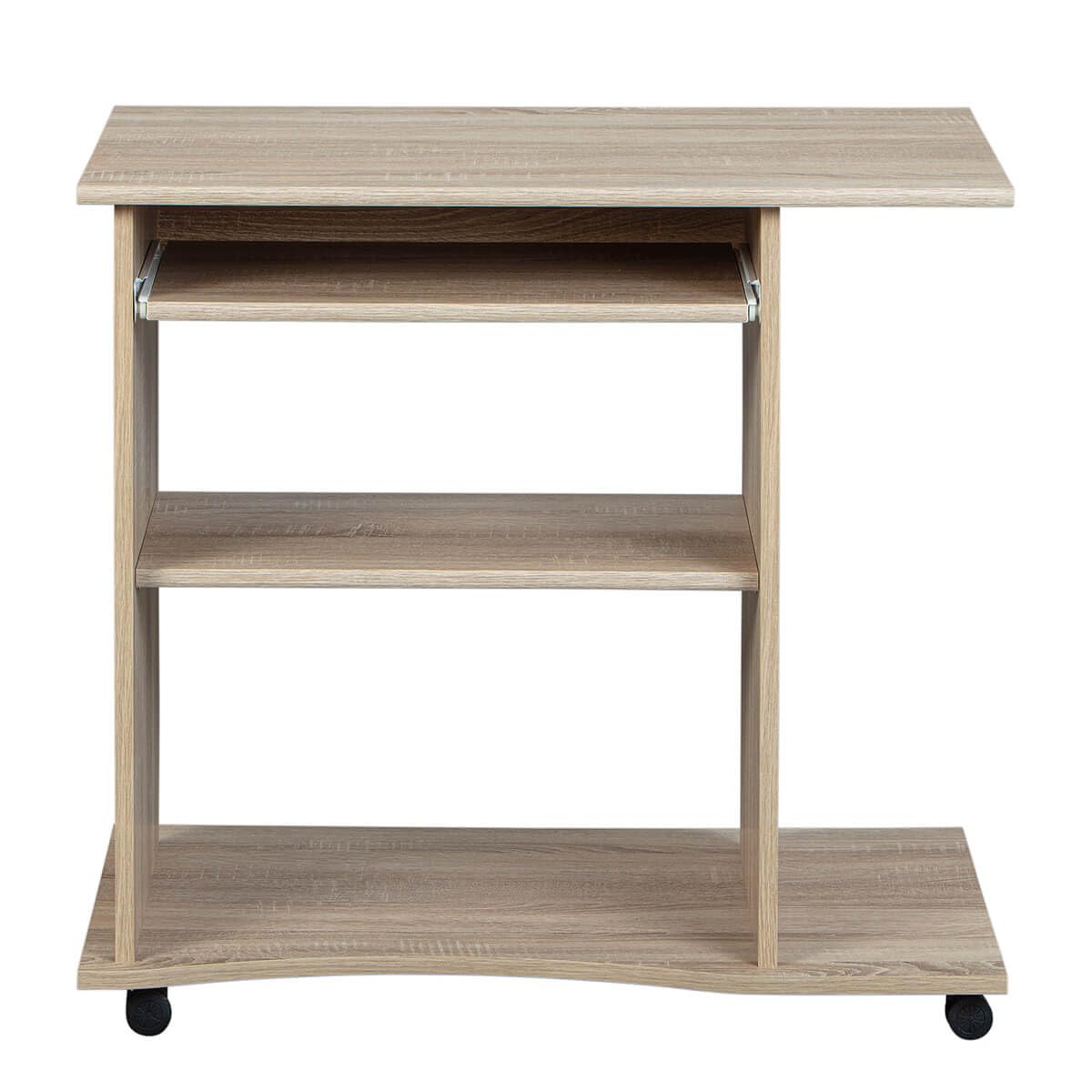AltoBuy List - Meuble Informatique sur roulettes Aspect Bois