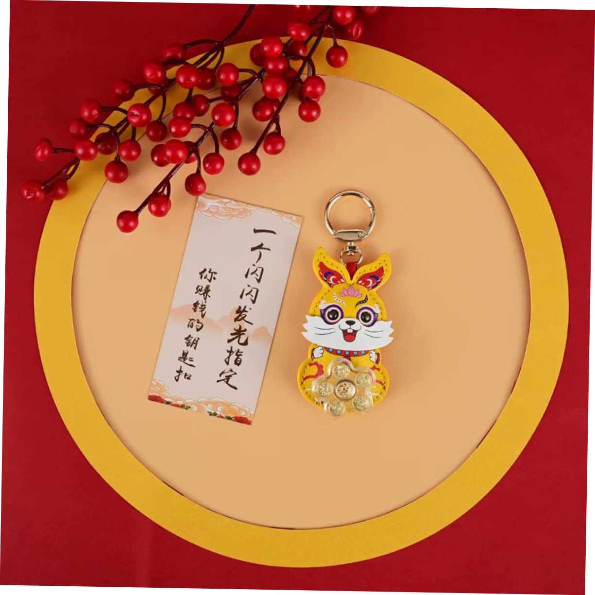 LIFKOME 5pezzi Portachiavi Ciondolo Decorativo Per Borse e Accessori Idea Per Per Capodanno