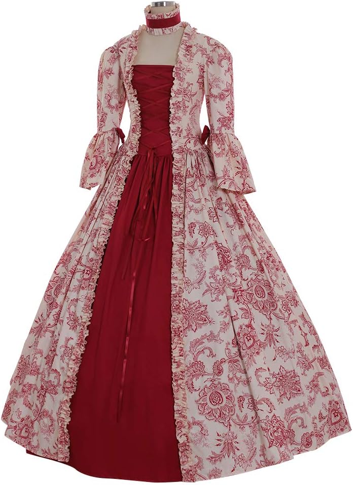 1791's lady Women's Victorian Rococo Dress Inspiration Maiden Costume - Image 2