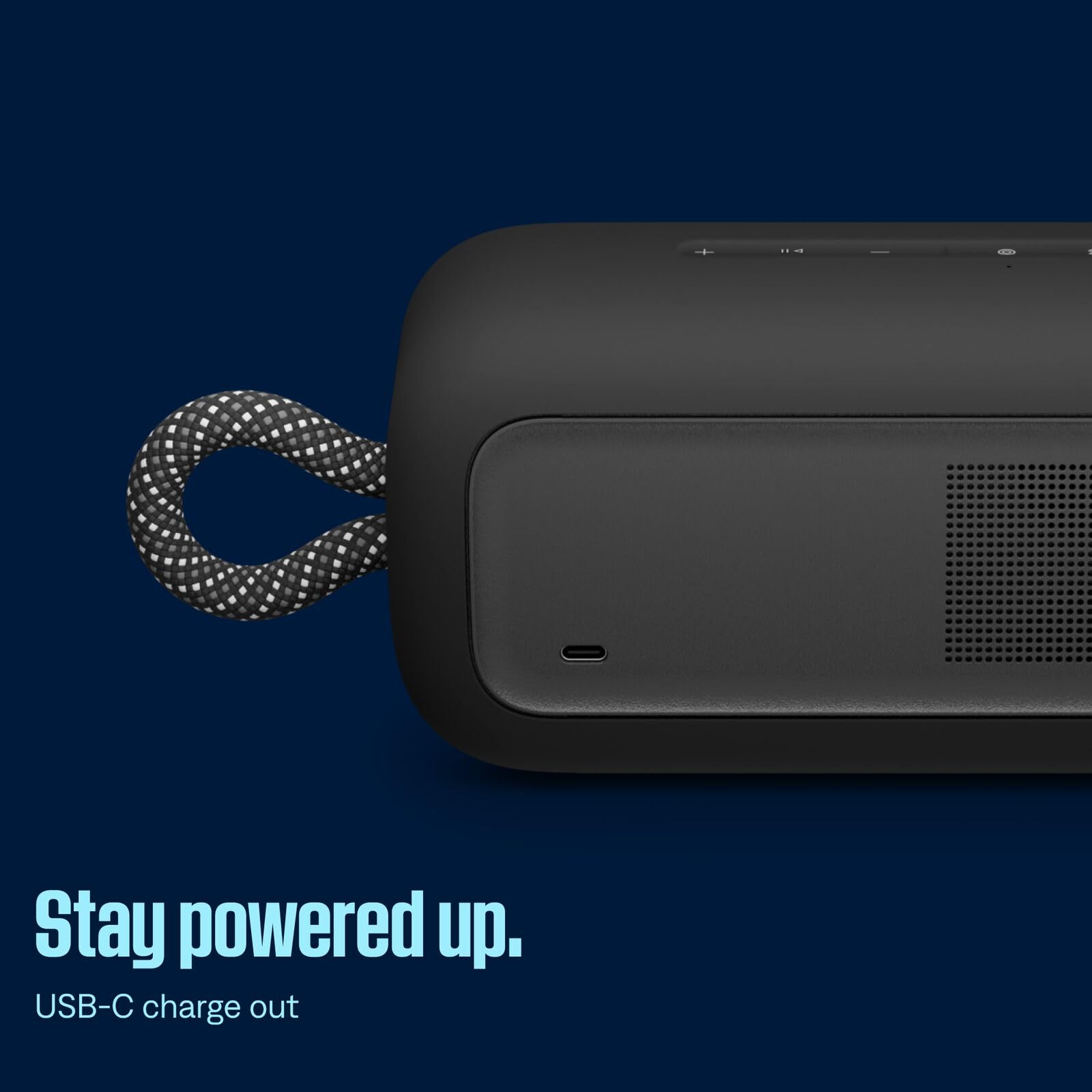 Bose SoundLink Plus diffusore Bluetooth portatile, da esterno wireless, fino a 20 ore di autonomia, impermeabile e a prova di polvere, Nero