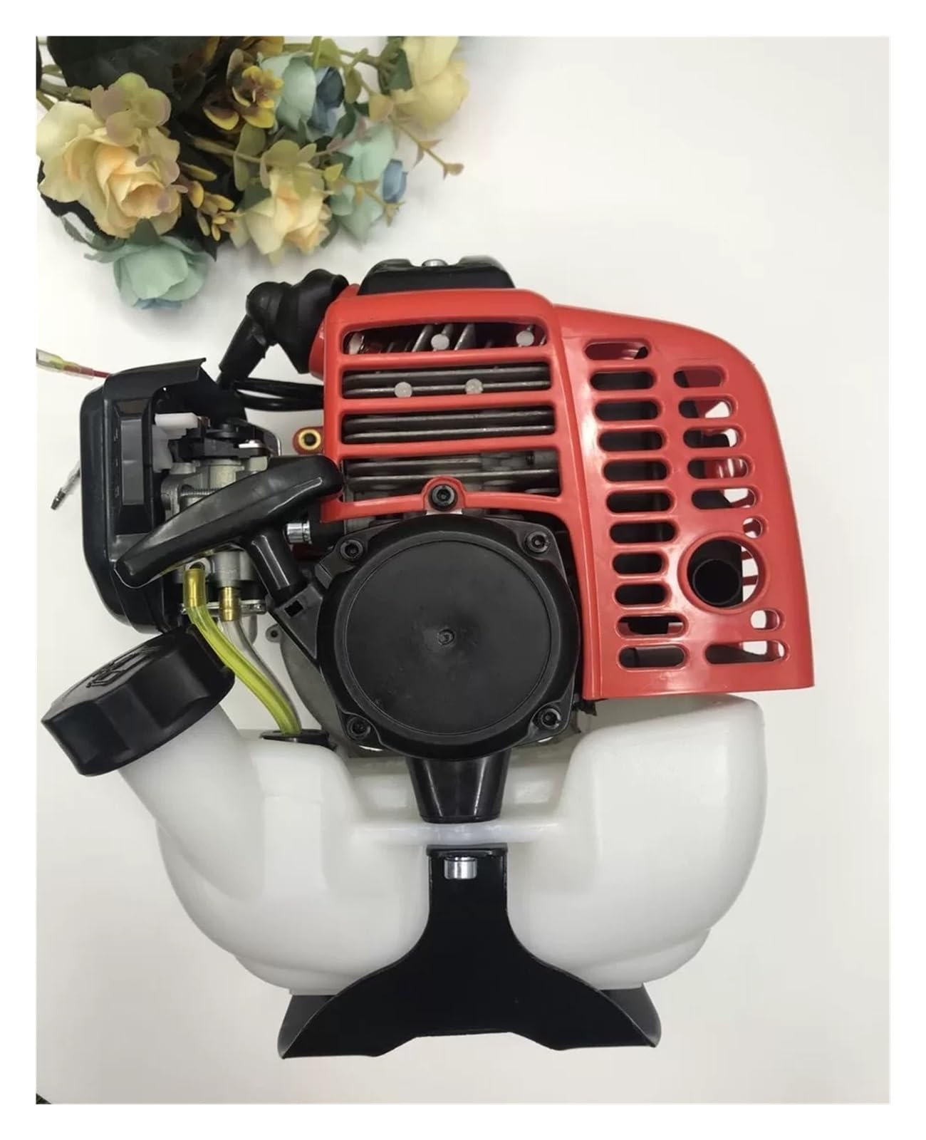 Genérico Motor de Gasolina 1E34F 2 Tiempos 35.8cc 1.3HP para desbrozadora | Modelo 1E34F, 7500 rpm, capacidad del depósito 0.75L(Common engine)