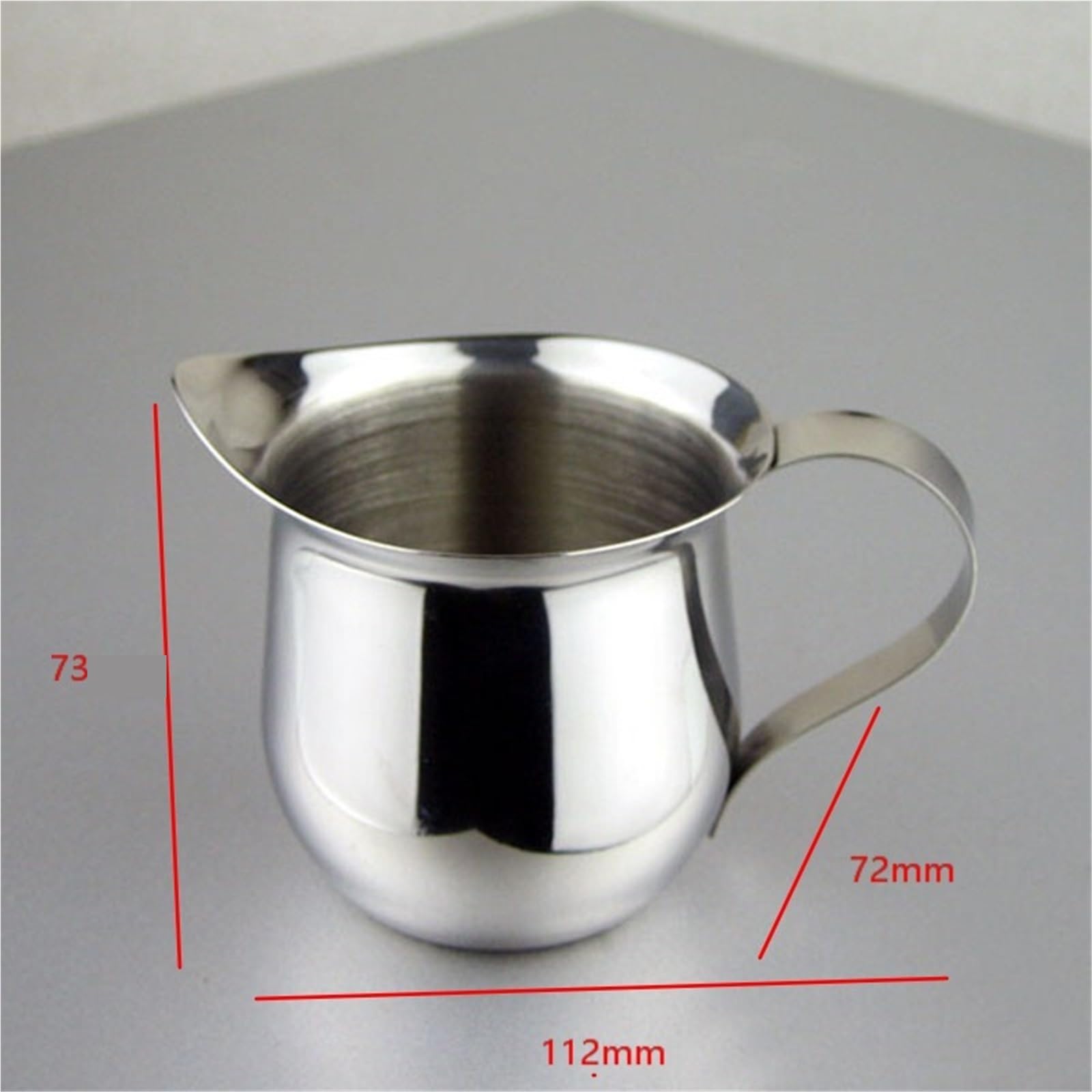 Jarra de espuma leche acero inoxidable for cocina, 2 uds., vapor, café, Barista, artesanal, taza Latte, jarra for espumar Para Espumar(240ml 7oz)