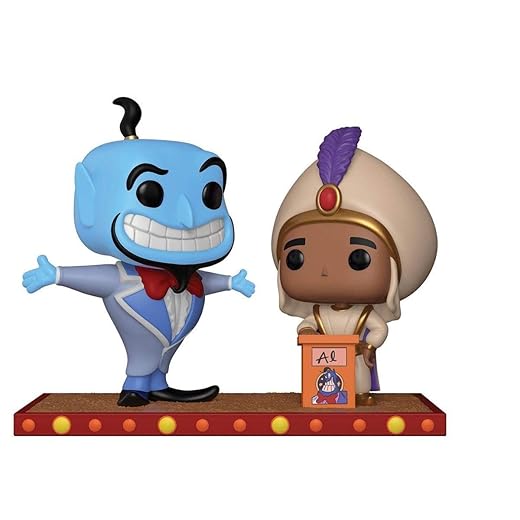 En Oferta Funko Pop! Disney: Movie Moment: Aladdin - Genie