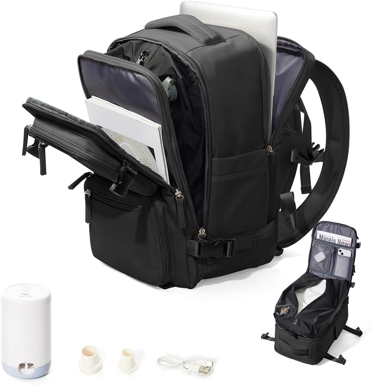 Vacuum Backpack Travel, Airback...