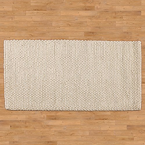 The Real Rug Company 140 x 200 cm Marbles Rug, Natural White Amazon.in Home & Kitchen