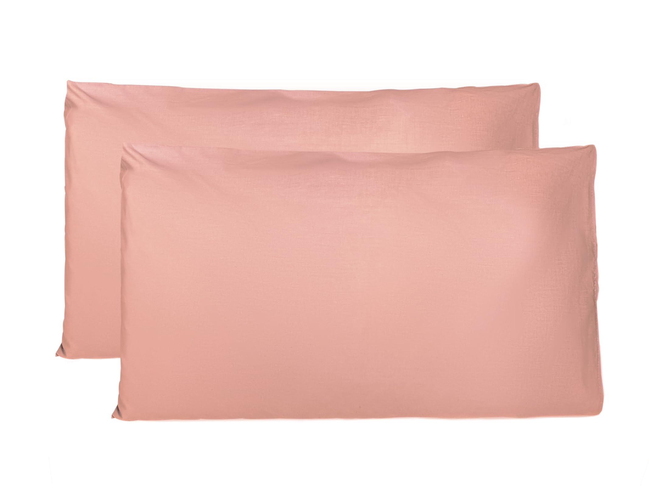 Kissenbezug 40x80 cm 2er Set - 100% Baumwolle, Superweicher Premium Jersey Kopfkissenbezug, Schlicht und edel im Design, Made in Italy - Pulver