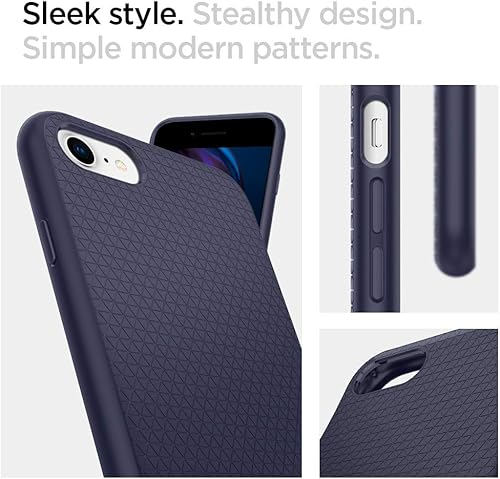 Vista 191 de Spigen Liquid Air - Funda diseñada para iPhone 13 Pro Max (2021), color negro mate