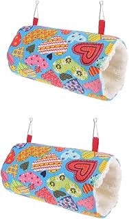 BESTOYARD 2 Peças Rede De Túnel De Papagaio Porquinho Da Índia Esconderijo Furão Rede Hamster Gaiola De Esquilo Cabana Rato Dormir Cama De Porquinho Da Índia Brinquedos Para Ouriços Furão