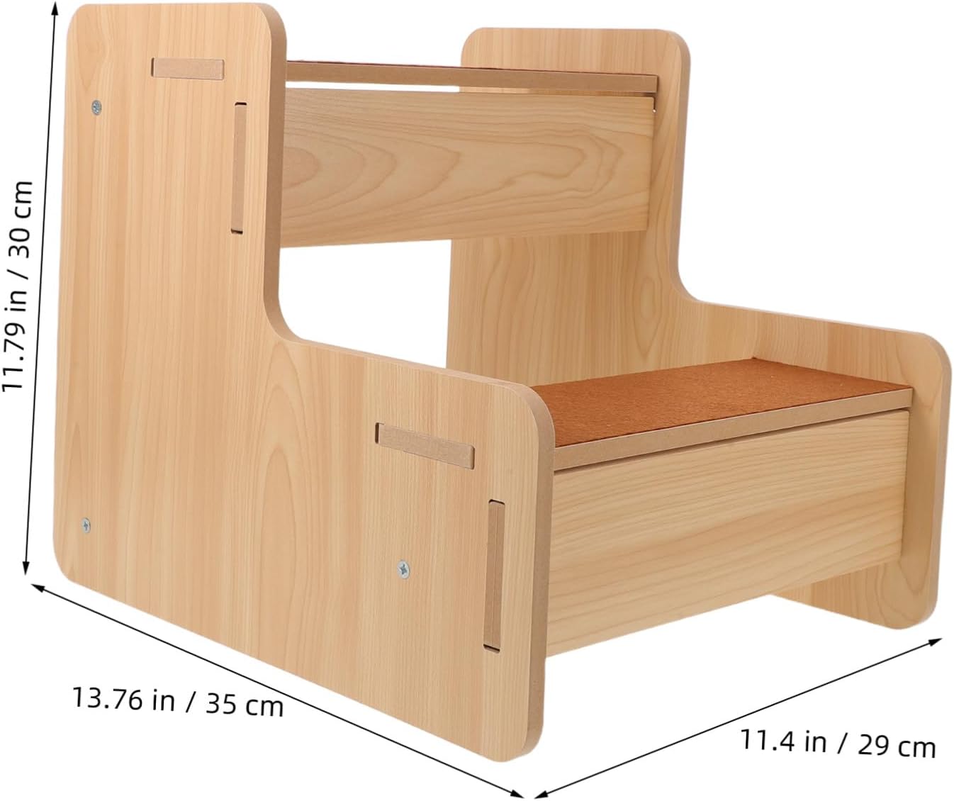 Lurrose Non-Slip Pet Ramp for Bed and Sofa Tall Dog Steps for Small Dogs and Senior Cats Indoor Compact Puppy Staircase for Elderly Pets