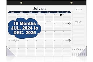 2024 Wall Calendar with Moon Phases