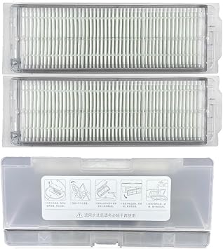 Replacement HEPA Filter Dust Box Parts, Compatible for Xiaomi Mijia Mi Robot Vacuum Mop 2 Pro MJST1S MJST1SHW Home Sup Accessories Color 04