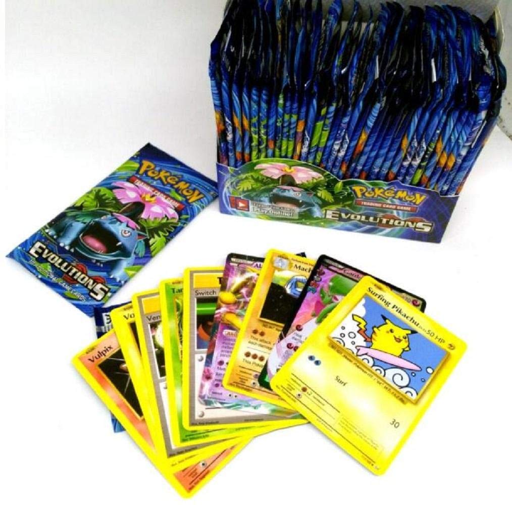 324pcs Pokemon Evolutions Cards Trading Card EX English Pokemon Cards: Buy  Online at Best Price in UAE