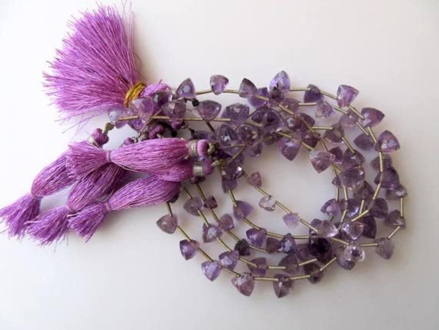 Perles améthyste trillion facettées LKBEADS : créez vos propres bijoux bohèmes chics