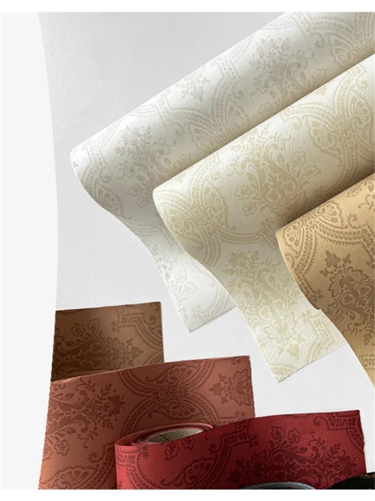 Papier do pakowania prezentów kwiatowych, Papier do pakowania prezentów 60 cm x 6 jardów Wielokolorowy(Grey-brown)