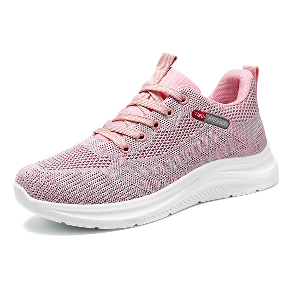 Womens Sneakers Lightweight Tennis Walking Shoes Sports Running Shoes for Woman Mesh Brea…