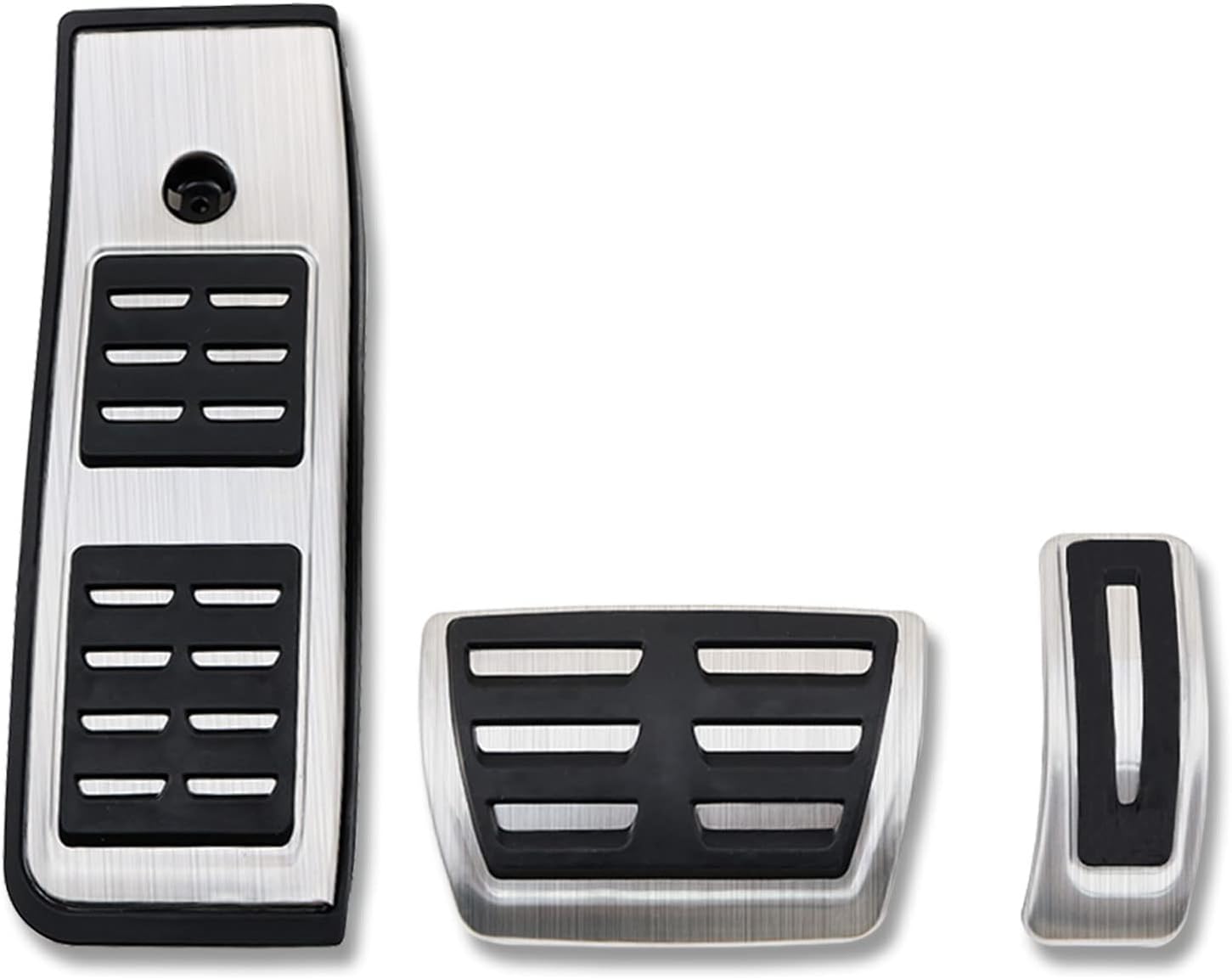 Car Gas Brake Accelerator Foot Rest Pedal Cover Compatible for Audi A4 B9 A5 2018 2019 2020 2021 2022 2023 2024 Accessories No Drill Foot Pedal Parts