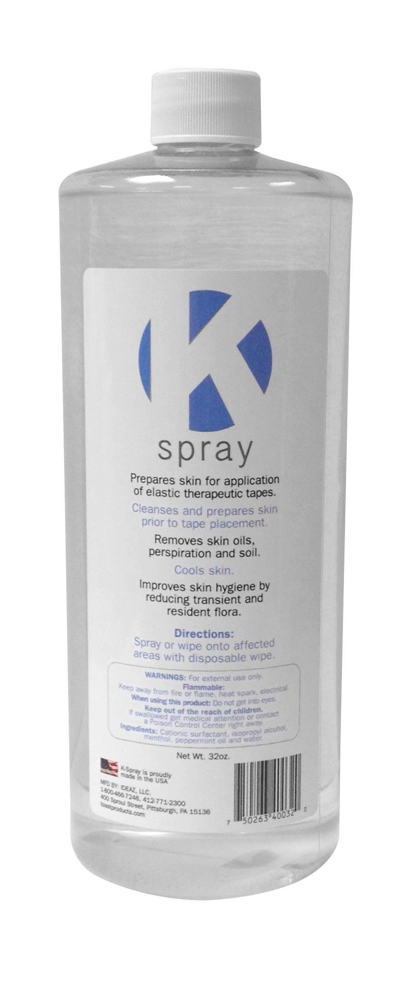 Skin Preparation Cleaner for Athletic Taping and Electric Stimulation Treatment - 32 Ounces