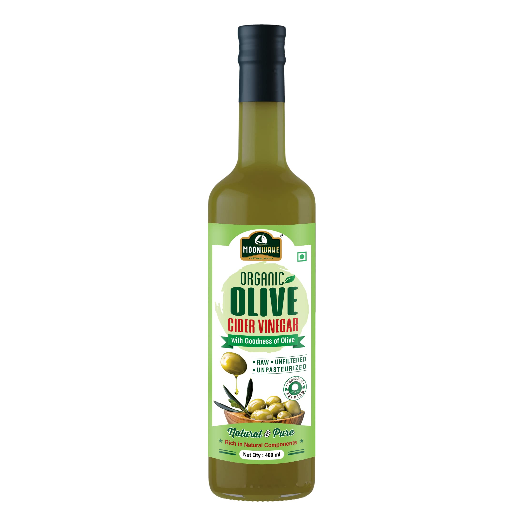 MOONWAKE Pure Olive Cider Vinegar | Jaitun Ka Sirka | Zaitun Ka Sirka | 100% Pure & Natural Olive Vinegar-400ml (B0BX9THTHC) Amazon Price History, Amazon Price Tracker