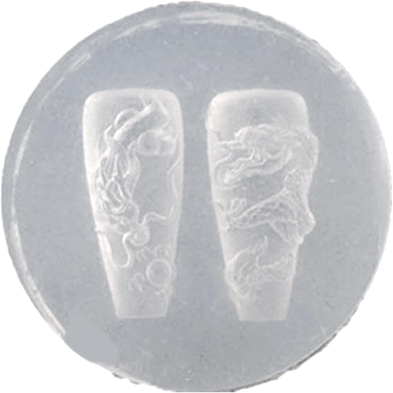 Dragon Silicone Nail Carving Moulds Snake Stamping Stencils Nail Art Epoxy Resin Molds for DIY Home Decoration