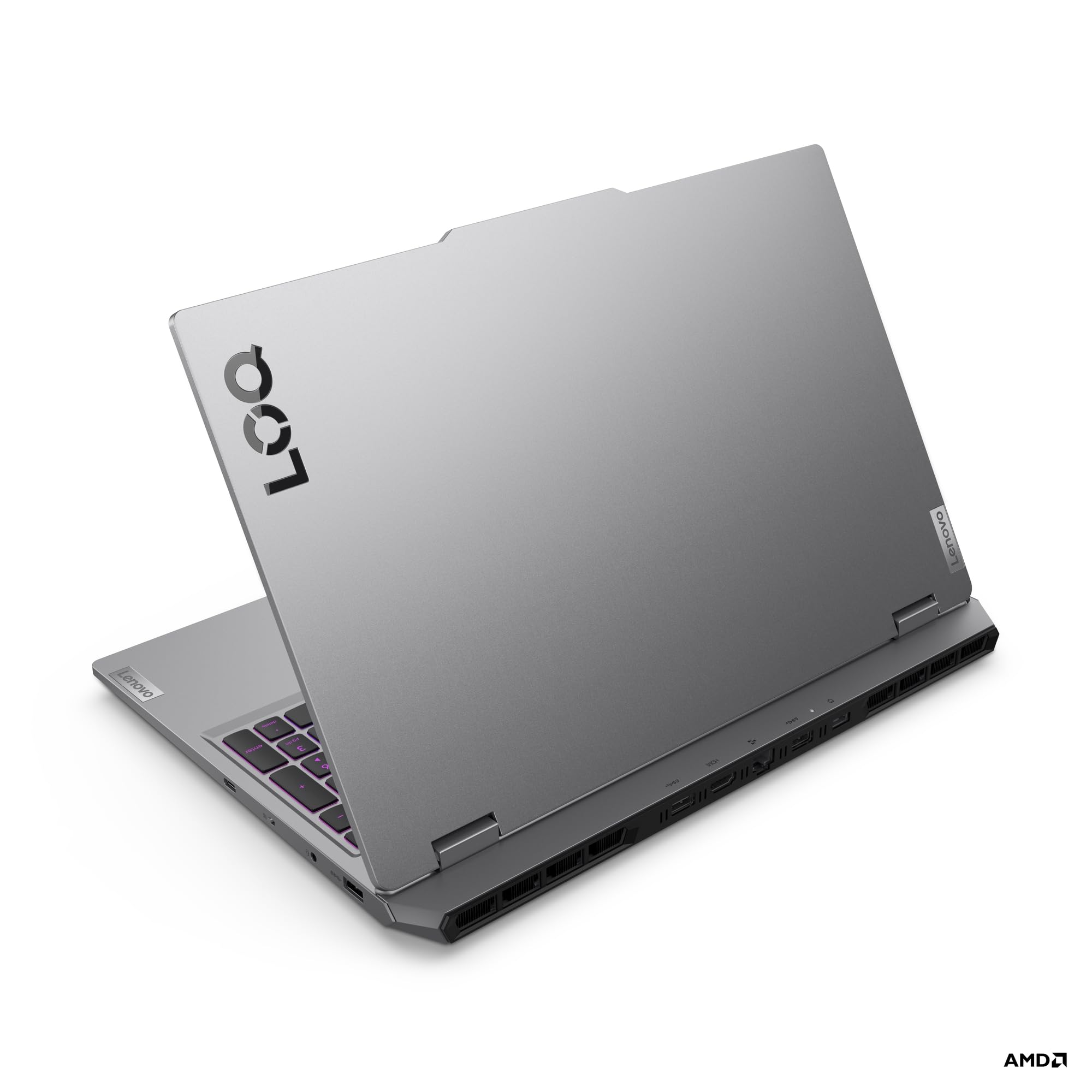 Lenovo LOQ Gaming AI Laptop | 15.6" Full HD 144Hz | NVIDIA GeForce RTX 5060 8GB | AMD Ryzen 7 250 | 16GB RAM | 1TB SSD | Win11 | QWERTZ | Weiss-Beleuchtete Tastatur | Grau | 3 Monate Game Pass