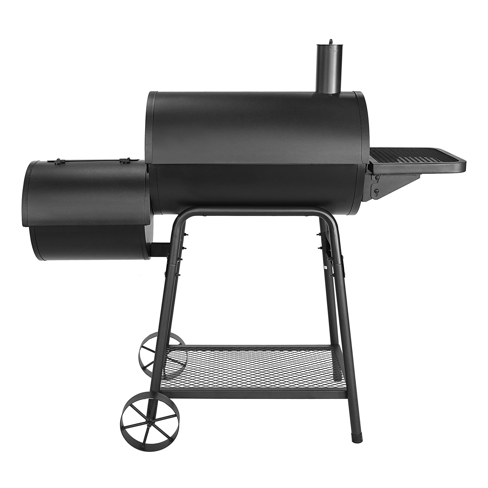 TAINO KAMAYO Smoker Räucherofen Standgrill Holzkohle-Grill Klein BBQ Grillwagen Grillkamin 132x56x118 cm (BxTxH)