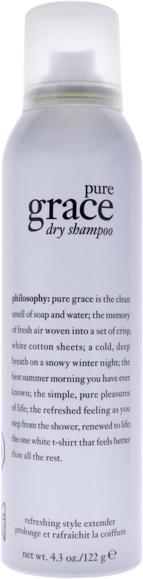 philosophy dry shampoo - instantly cleanses hair - adds volume & texture without going to the salon