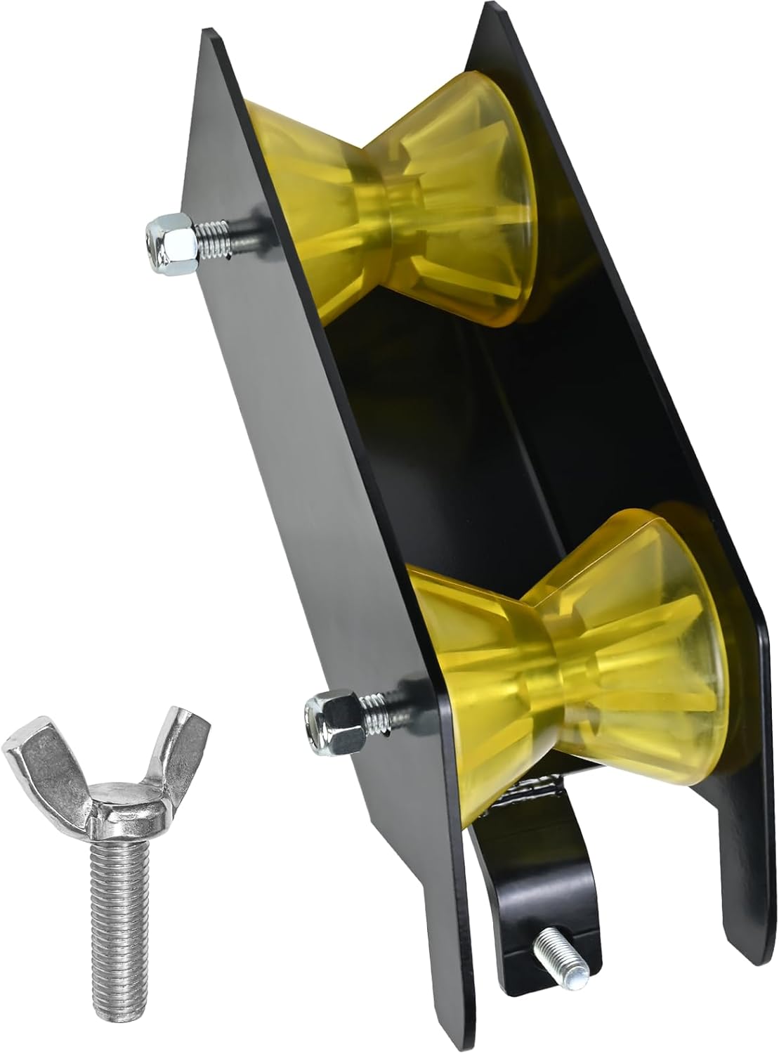 Water Well Pump Pulling Tool and Cable Rollers - Help Pull or Place The Well Pump, Poly Pipe, Flexible Pipe, Wire. Comes with Extra Horn Screws.No Complicated or Expensive Machinery or Power Supply.