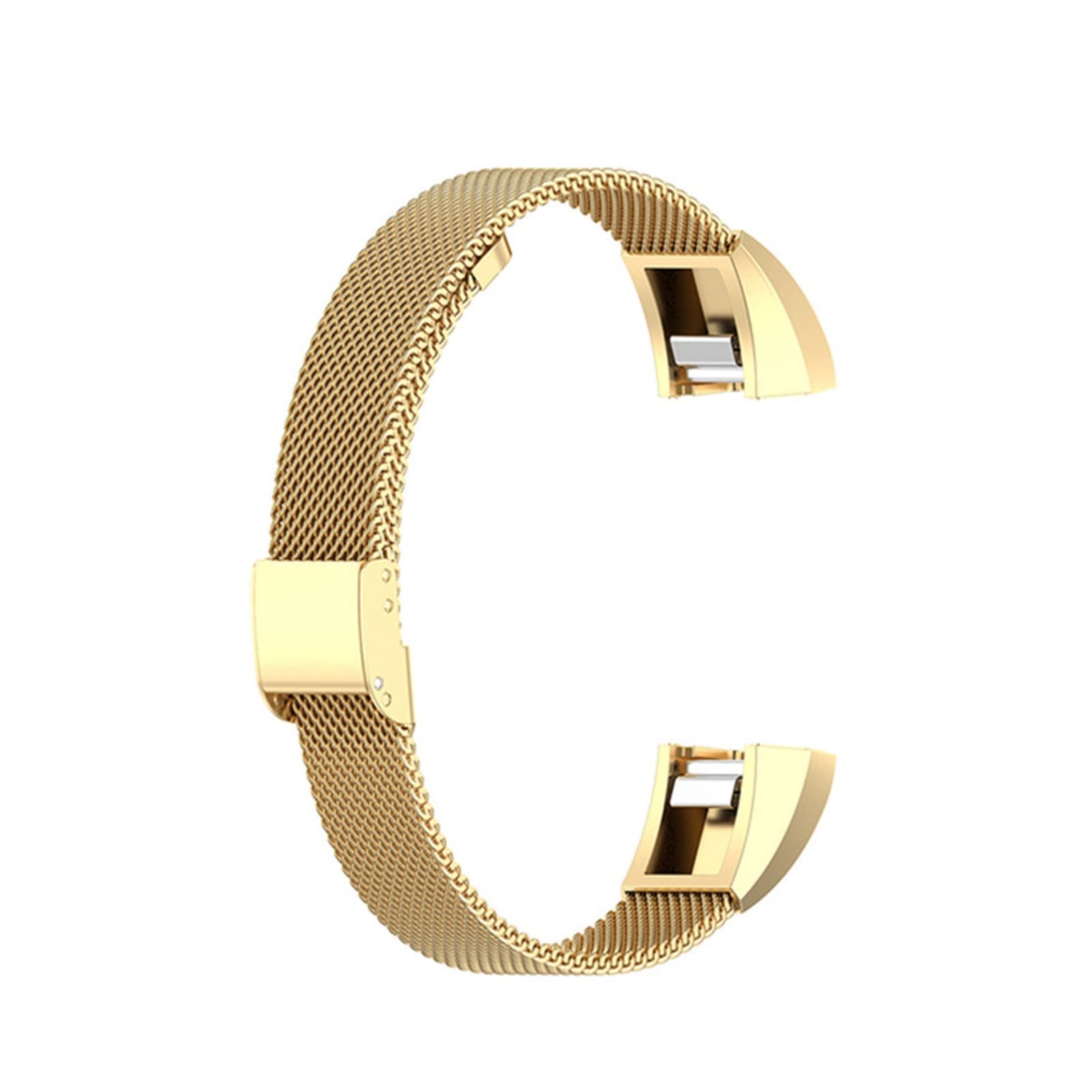 BUIEX Metal Band Compatible With Alta HR/Alta Wristbands Stainless Steel Bracelet Replacement Watch Band Compatible With Alta HR Strap (Color : Gold, Size : Fitbit ACE)