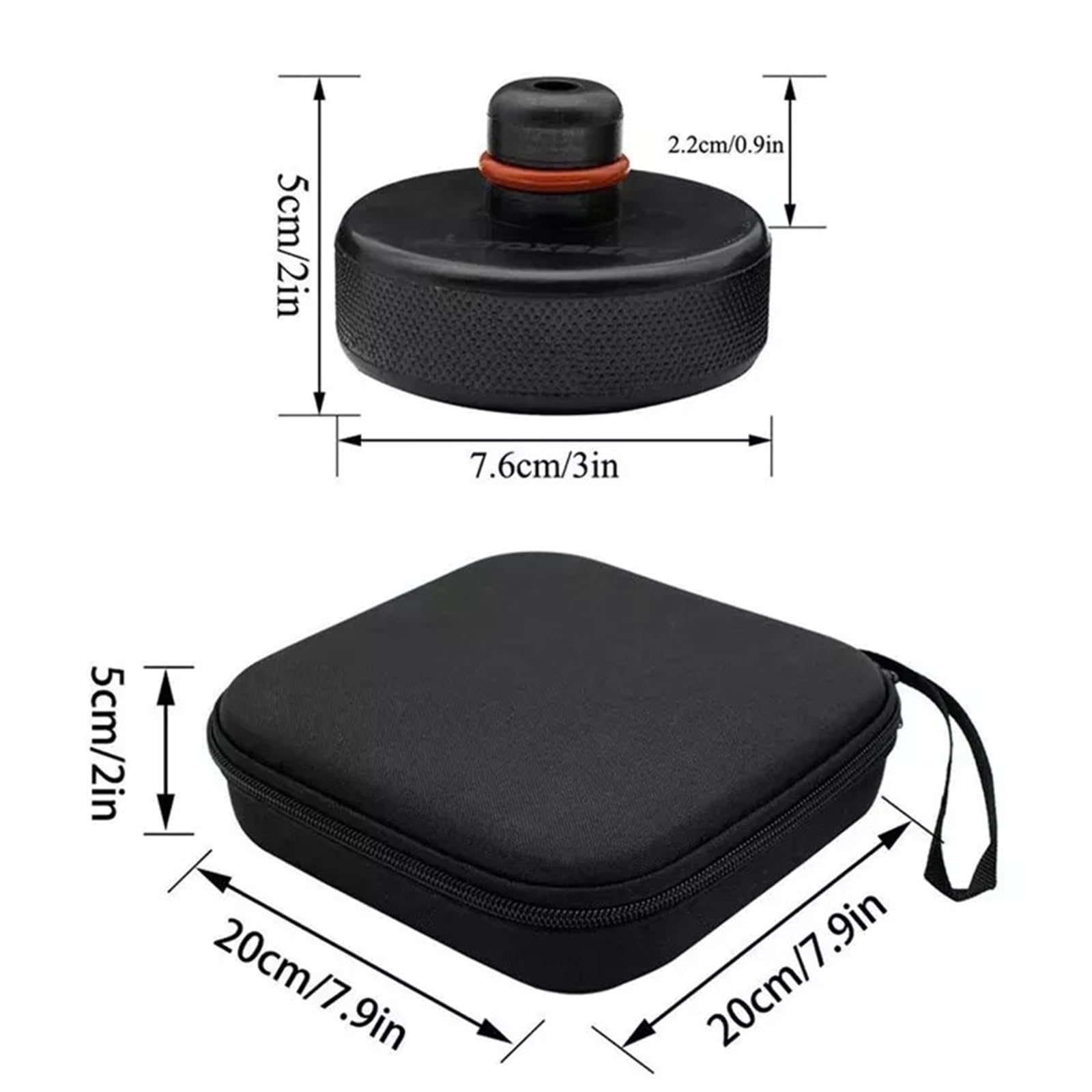 Tampon Cric Voiture, 4pcs Patin de Levage Caoutchouc pour Tesla Model 3 S X Y, Bloc Cric Protecteur Adaptateur, Support Levage Protection Châssis Batterie avec Boîte