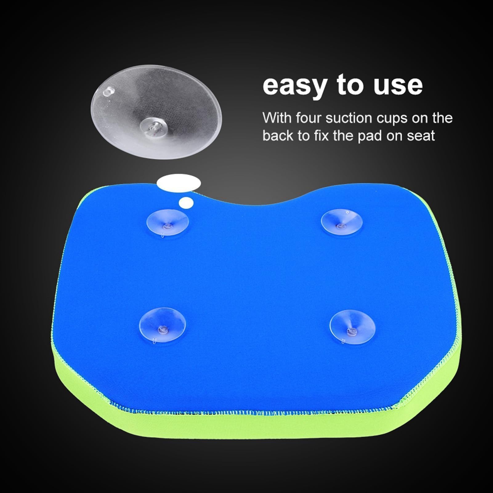 Cuscino per sedili in kayak, gel Kayak Seat Pad Anti Slip Boat Cushion Accessori in kayak per la pesca kayaks (Blu)