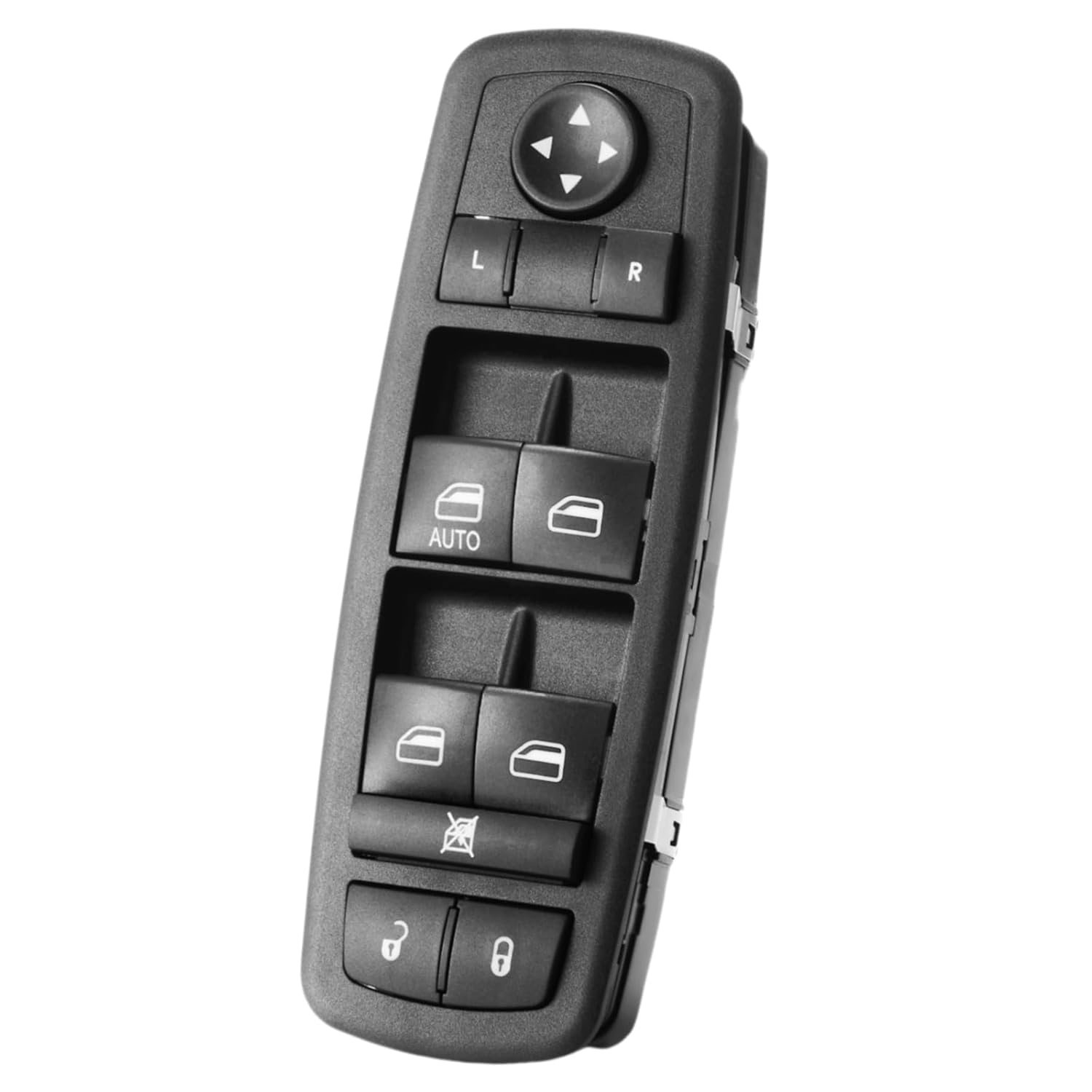 for 2011-2016 Dodge Journey Window Switch Driver Side Front Left Master Power Window Control with Door Lock Button for Dodge Journey for 68084001AB, 68084001AC, 68084001AD, DWS1893, 901486(13+8 pins)