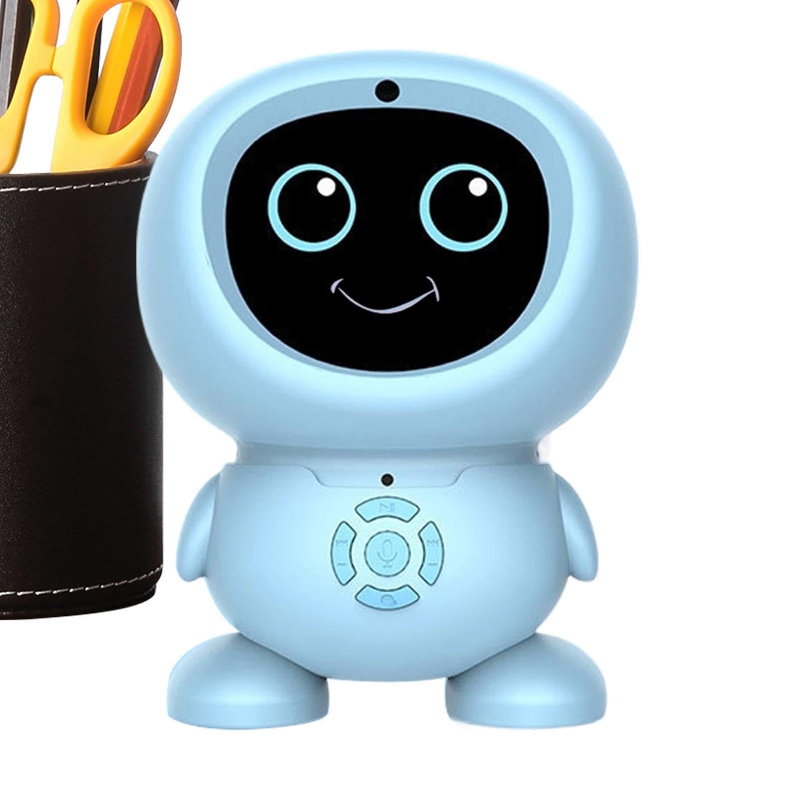 Generico Giocattoli robot per bambini,Chat Vocale e Apprendimento Portatile con AI - Giocattolo Robot Interattivo - per Ragazzi, Anziani, Famiglia, Scuola, Regali Natale Compleanno