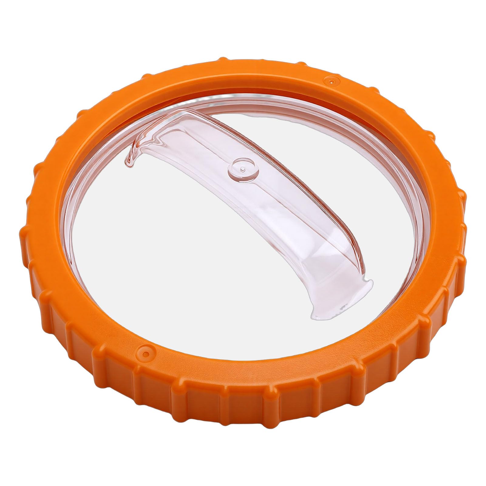 Yechiry P07018 Orange Nut with P07019 Clear Lid, Plastic Pool Sand Filter, Leakproof Pressure Stability Pump Replacement Accessory for Pool